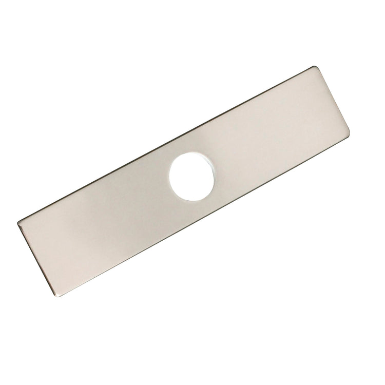 Stylish - Single Hole Kitchen Faucet Plate in Brushed Nickel