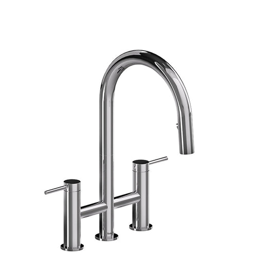 Riobel - Azure Bridge Faucet w/ Spray - Chrome