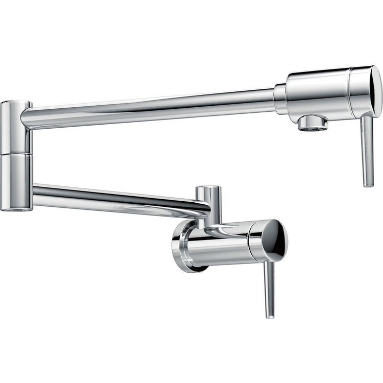 Delta - Contemporary Pot Filler - Wall Mount - Chrome