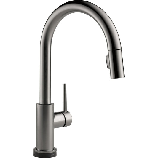 Delta - Trinsic - Single Handle Pull-Down Faucet with TO2 - Black Stainless