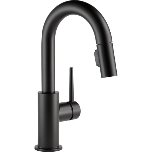 Delta - Trinsic - Pull-Down BAR/PREP Faucet - Matte Black