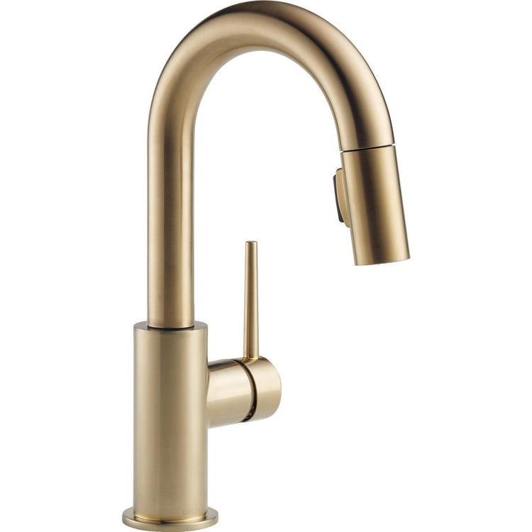 Delta - Trinsic - Pull-Down BAR/PREP Faucet - Champagne Bronze