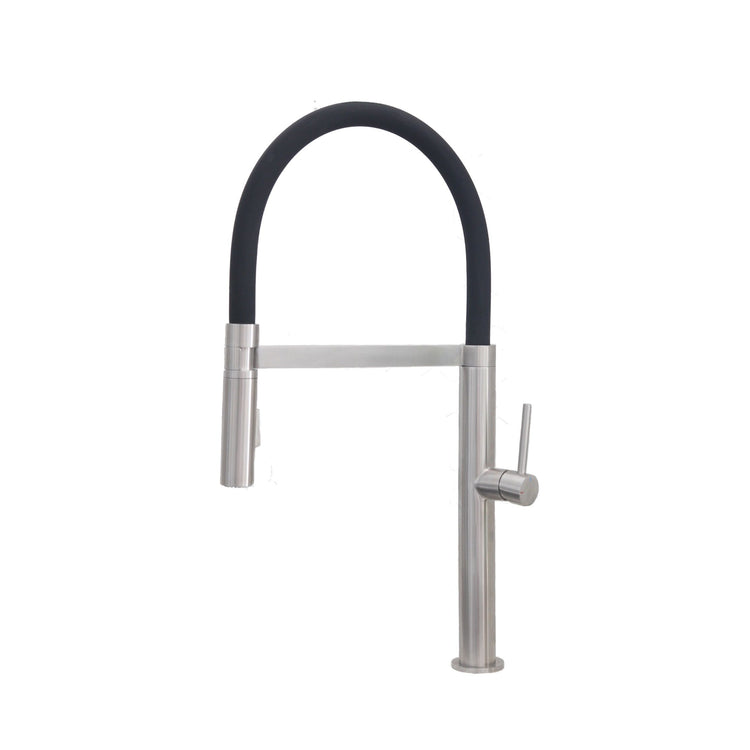 Stylish - Pull Out Single Handle Stainless Steel Kitchen Faucet