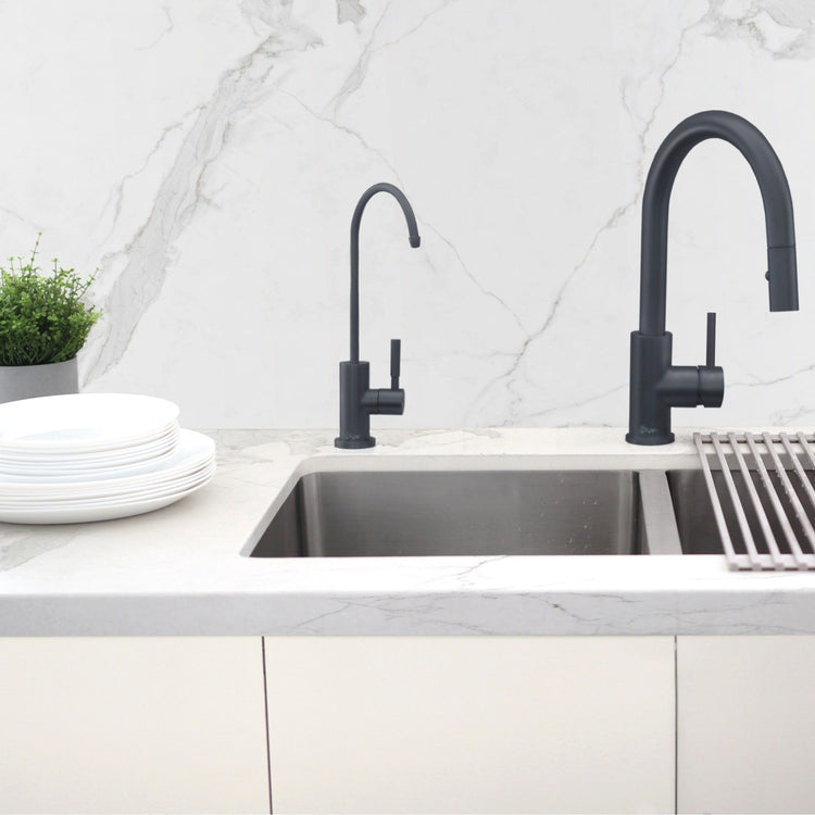 Stylish - Stainless Steel Drinking Water Faucet in Matte Black