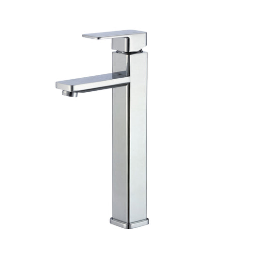 Single Hole Single-Handle Vessel Bathroom Faucet in Polished Chrome