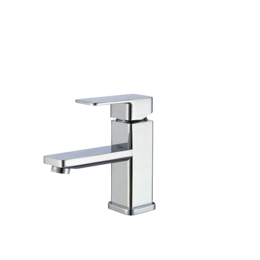 Single Hole Bathroom Faucet Polished Chrome