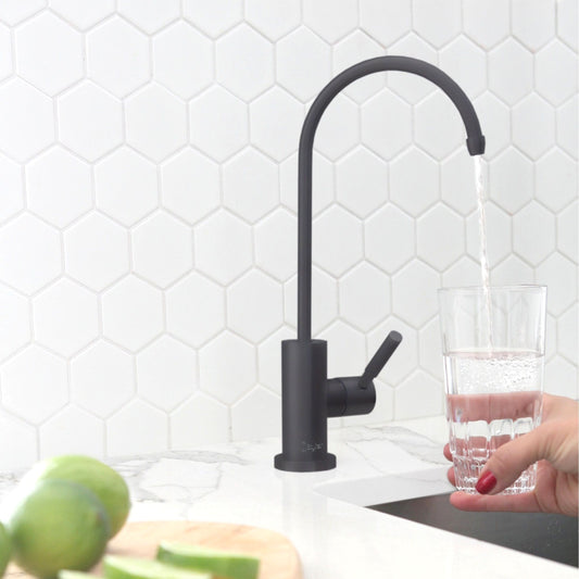 Stylish - Stainless Steel Drinking Water Faucet in Matte Black