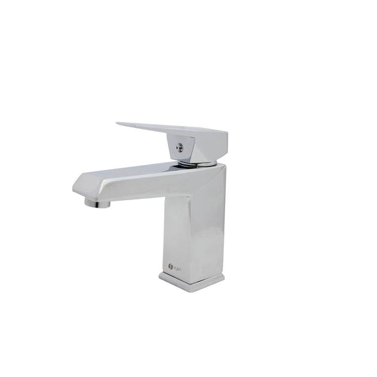 Single Hole Single Handle Bathroom Faucet Polished Chrome